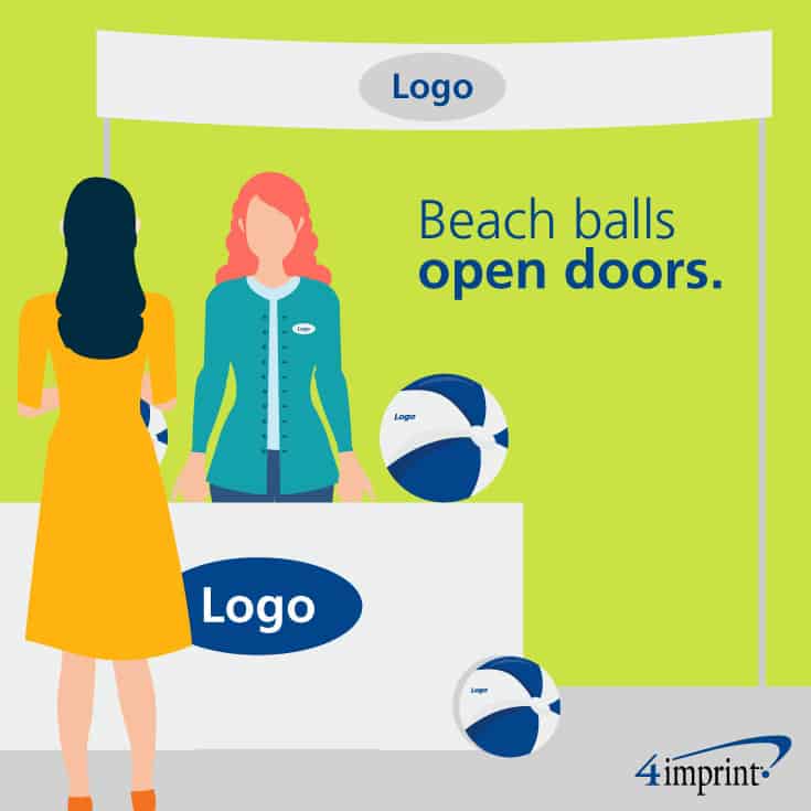 Beach balls open doors: How one organization used promotional items to introduce its brand story.
