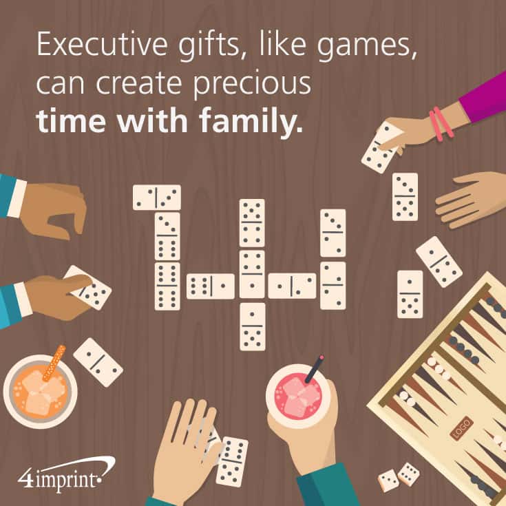 Executive gifts like games can create precious time with family.