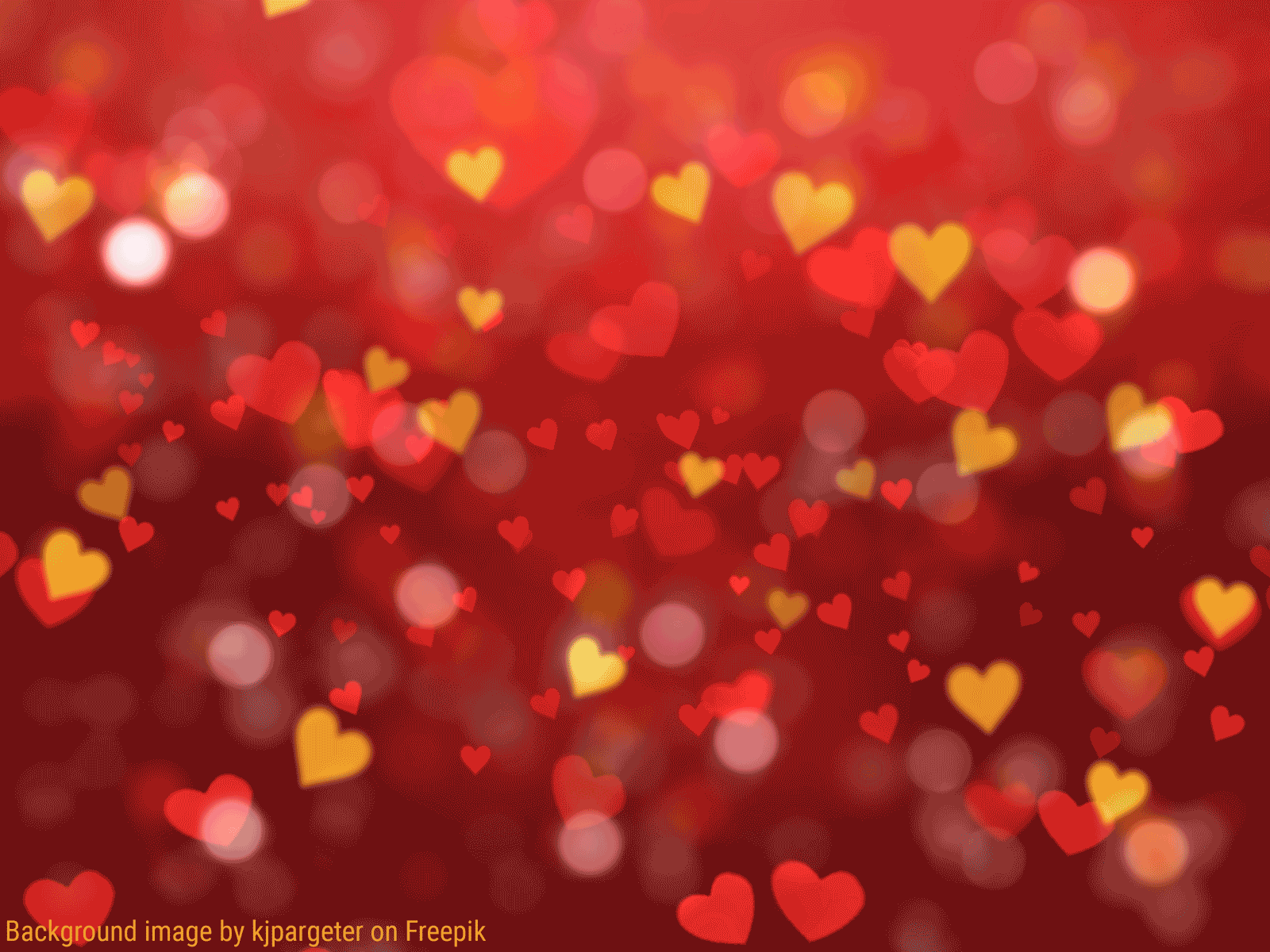 animated hearts with text that reads IAEE wants you to feel the love!