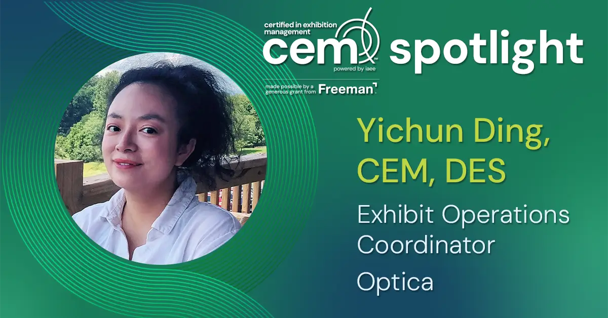 CEM Spotlight on Yichun Ding, CEM, DES
