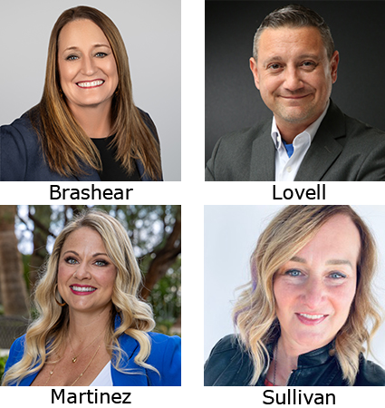 Tara Brashear, Ryan Lovell, Kristin Martinez and Julie Sullivan