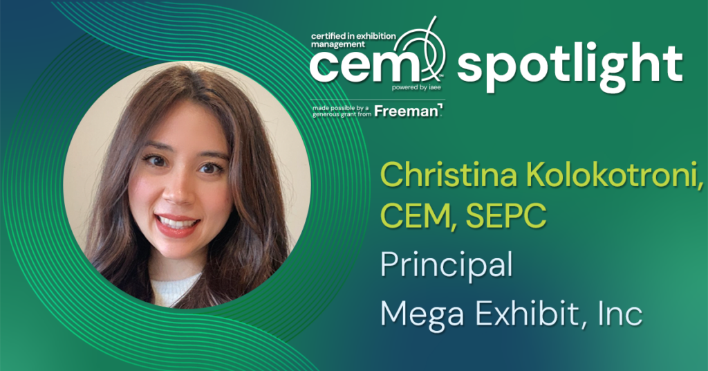 CEM Spotlight on Christina Kolokotroni, CEM, SEPC