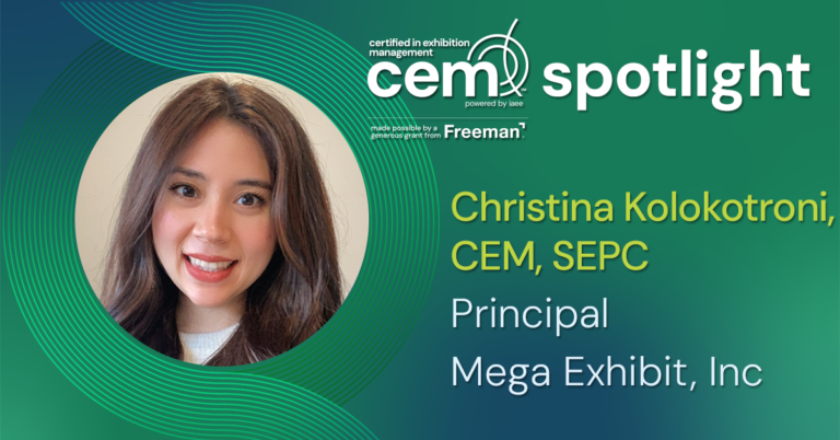 CEM Spotlight on Christina Kolokotroni, CEM, SEPC