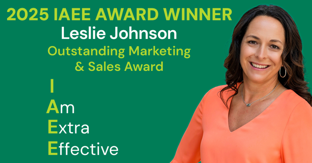 2025 IAEE Outstanding Marketing and Sales Award Winner Leslie Johnson