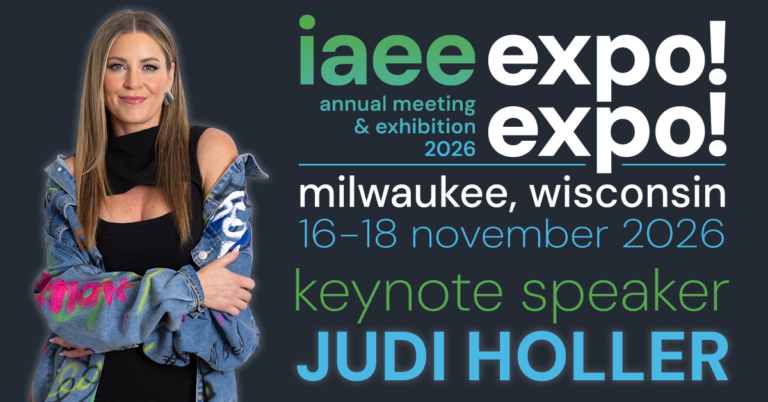 Expo! Expo! 2026 Keynote Speaker Judi Holler